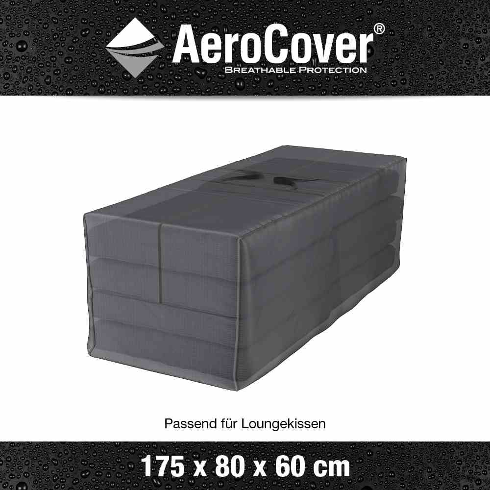 Housse de protection respirante pour bac à coussins Pour bac à coussins 175x80xH60 cm Aerocover