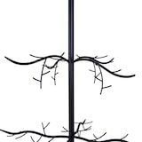 thumbnail of Vacchetti Albero di natale metallo nero cm73x73h200