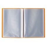 thumbnail of Pasta com 30 capas soldadas, tamanho folio, cor tangerina