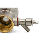 thumbnail of Messing Kugelhahn Kugelventil 1` Zoll DN25 Entleerung