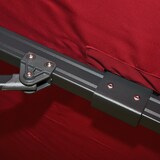 thumbnail of Zweefparasol HWC-A96, parasol, 3x4m (Ø5m) polyester/aluminium 26kg ~ bordeaux met voet