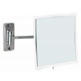 thumbnail of Espejo cuadrado de aumento de pared
