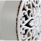 thumbnail of Orologio sveglia in ferro bianco da appoggio su mensola o credenza Vintage Time