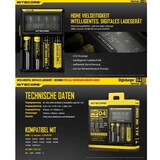 thumbnail of NiteCore Ladegerät Digicharger D4 EU mit Display für AAA, AA, C