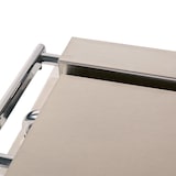 thumbnail of Romux® Piastra Panini Elettrica da 30 cm Singola da Banco in Acciaio Inox con Doppia Superficie Rigata in Ghisa | Grill a Contatto 300° - 1800 W