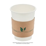 thumbnail of 1000x Bechermanschette, 10x5cm, Pappe, braun