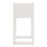 thumbnail of Helloshop26 - Jardineira elevada para plantas flores jardim terraços conjunto de 2 40 x 40 x 81 cm madeira maciça de pinho branco 02_0038970