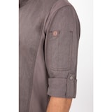 thumbnail of Chef Works® Kochjacke HARTFORD COOL VENT & lite, Reißverschluss, Graphitbraun, Größe S