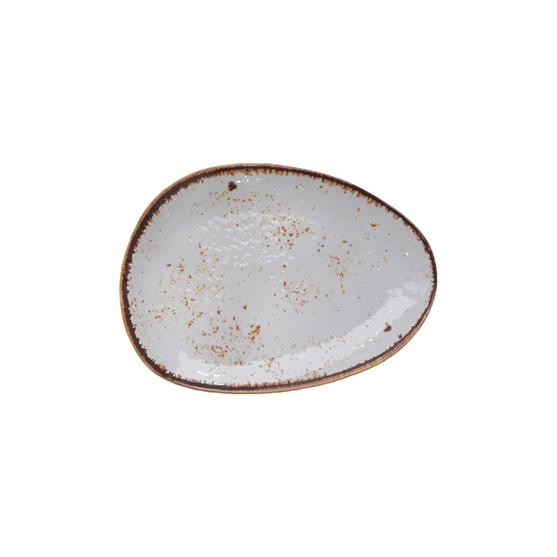 ADRIER - 68-ESP3022-WHTSLS - Pack de 12 uds - Prato oval Melamina - Colecao SALSA - 30 x 22 cm - Branco