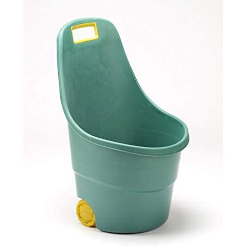 Garden Friend Carriola tonda multiuso in ABS 53x57x89h cm verde