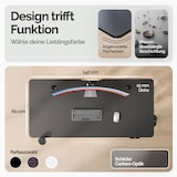 thumbnail of Elektrischer Schreibtisch 140x60x73-118cm schwarz