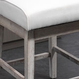 thumbnail of HOMCOM juego de 2 taburetes de bar con respaldo taburetes altos de cocina giratorios 180° para salón comedor 46x57x101 cm beige