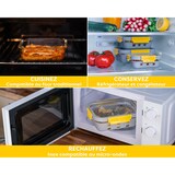 thumbnail of PIKA - Boite alimentaire 1050ml en verre et couvercle en verre trempé - Hermétique, Compatible au micro-ondes, four, congélateur - GlassShock