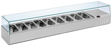 METRO Professional Vitrinette réfrigérée GN 1/4 56 L