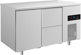 thumbnail of Gastro Kühltisch Umluftkühlung 1 Tür 2 Schubladen 1400x700x850mm -2/+8°C  281l