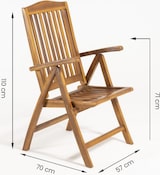 thumbnail of Sillón teca para jardín Manicor - Pack 6 unidades