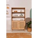 thumbnail of Dmora Kommode Dgonz, Wohnzimmerbuffet, Wohnzimmer-Sideboard, Moderne Küchen-Speisekammer, 90x40h110 cm, Eiche