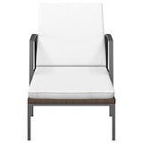 thumbnail of Helloshop26 - Conjunto de 2 tumbonas sillas de playa camas de jardín muebles de terraza con mesa resina tejida marrón 02_0012129