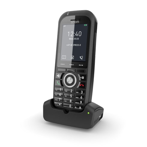 Snom M70 DECT-Telefon-Mobilteil Anrufer-Identifikation Schwarz