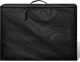 Schwarze Tasche mit Griff.