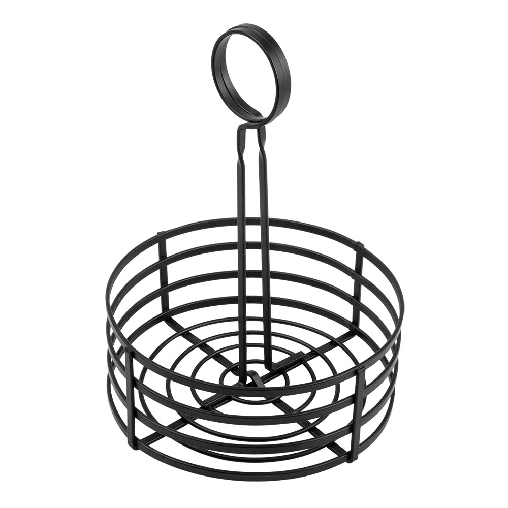 Garcia de Pou - Basket Condiments Ø 15,5X20 Cm Noir Fer