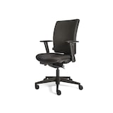 thumbnail of Büro-Drehstuhl mit Lordosenstütze Chefsessel  Bürostuhl 980-1125x485x440 mm Schwarz 210360