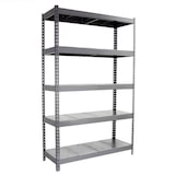 thumbnail of SimonRack Industrieregal, 2000x1500x900 mm, 600 kg am Biegepunkt, 5 Metallböden, Garagenregal, Verzinkt- Simonforte