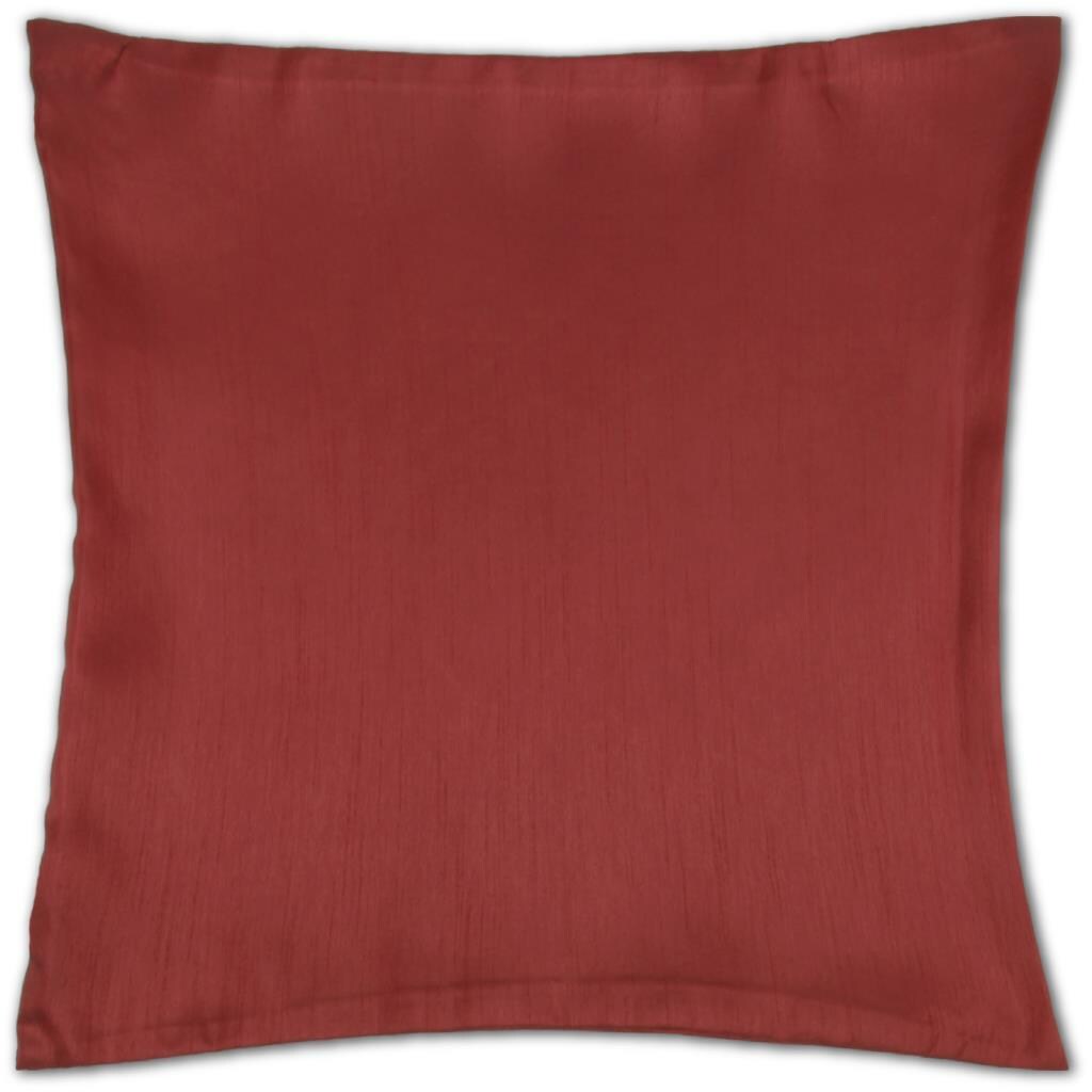 Bestlivings Kissenhüllen 50x50 Alessia rot - salsa mit Füllung