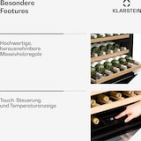 thumbnail of Klarstein Vinoline 30 Built-In Uno Weinschrank | 30 Flaschen | integrierbar | LED | leise Schwarz
