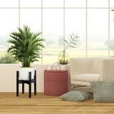 thumbnail of Relaxdays Blumenständer Bambus, individuell verstellbar, für Blumentöpfe bis 32 cm, Pflanzenständer, H: 35,5 cm, schwarz