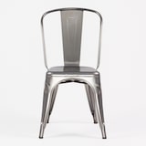 thumbnail of Lot de 4 chaises en métal brut aspect galvanisé - Style industriel