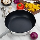 thumbnail of Vogue Aluminium Antihaft Teflon Platinum Plus Sauteuse 32cm