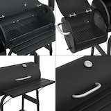 thumbnail of Helloshop26 - Houtskool rookbarbecue 115 x 110 x 64 cm zwart staal 03_0008980