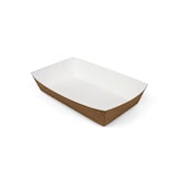 thumbnail of Premium Quality, Snackbakjes A13, karton 15 x 7 x 3,5 cm bruin / wit