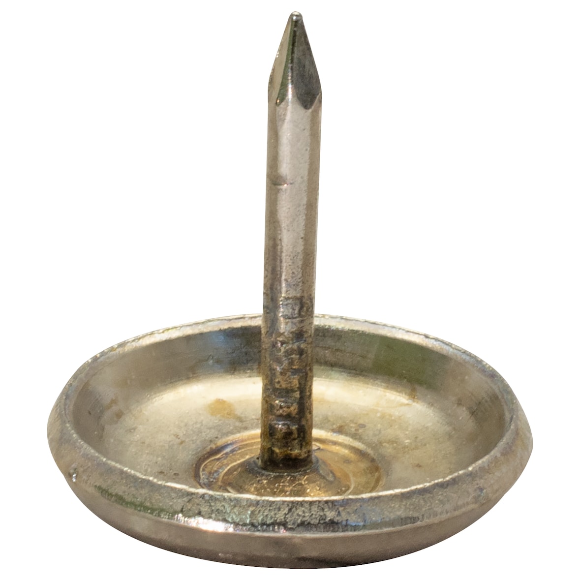 WAGNER Nagelgleiter/Möbelgleiter 4tlg. - Ø 20 x 4/24 mm, Stahlgleiter, messing, zum Nageln, für robuste Böden - 15112199