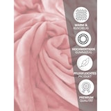 thumbnail of 2 Stück Winter Teddyplüsch Spannbettlaken 90-100x200cm Rosa flausch kuschelig