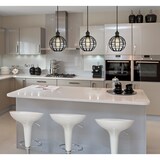 thumbnail of Pendelleuchte Kugel Käfig mattschwarz mit 1 Lampe