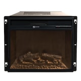 thumbnail of Camino elettrico caminetto da terra BELLINI in legno effetto Cemento Made in Italy L96 x P35 x H96