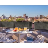 thumbnail of Jardinière Extérieure Grise Anthracite 100L 80x40cm - Pot de Fleurs Rectangulaire en Plastique Recyclé - Design Italien ARTPLAST