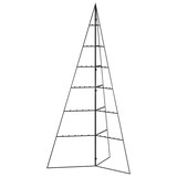 thumbnail of vidaXL Metall-Weihnachtsbaum für Dekorationen Schwarz 140 cm