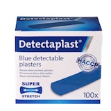 thumbnail of Blaues detektierbares elastisches Pflaster 25x72mm - 100St