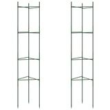 thumbnail of vidaXL Tomatenkooi 2 st 154 cm staal en polypropeen