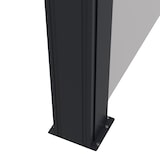 thumbnail of Outsunny Tenda Laterale Retrattile 400x180 cm e Maniglia Grigio Chiaro
