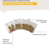 thumbnail of 4er-Pack TopFilter Staubsaugerduftbeutel Minze/Eukalyptus