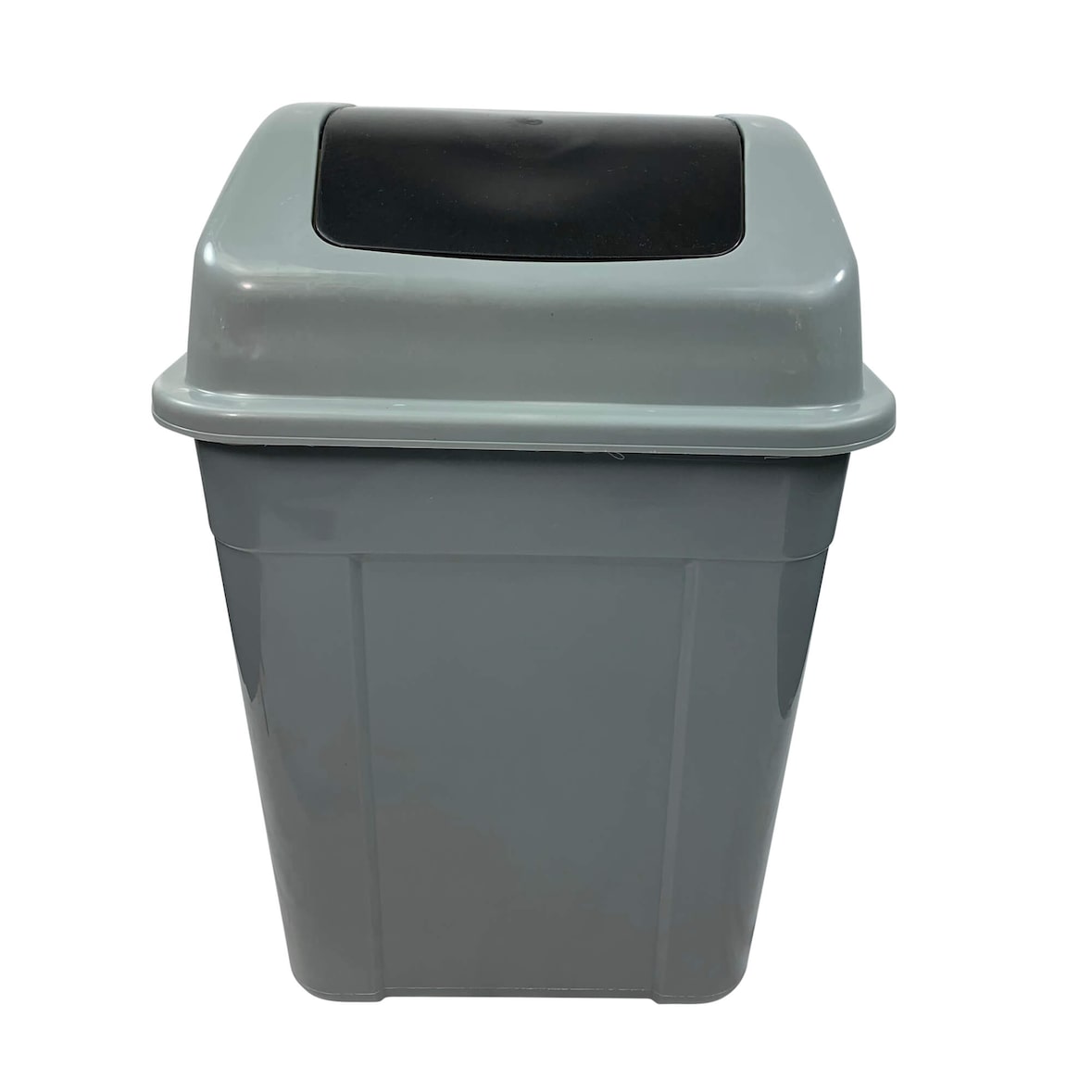 GSP Abfalleimer Schwingdeckeleimer 50 Liter grau