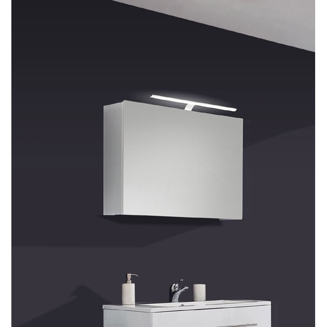 Badezimmer Spiegelschrank weiß Hochglanz 70cm NIAGARA DELUXE