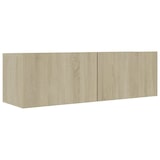 thumbnail of Helloshop26 - Multimedia-TV-Möbel TV-Regal Sideboard TV-Schrank Esszimmer Wohnzimmer Schlafzimmer 3-teilig Sonoma-Eiche 02_0028685