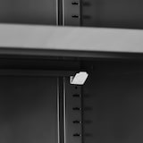 thumbnail of tectake Armoire de classement Blain avec 5 étagères 40x80x180cm - noir - 404378