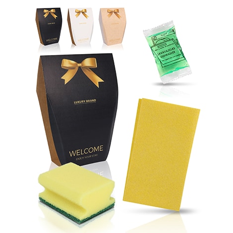 Amenities- Kits de limpieza para cocina "Luxury 5" de alojamientos turísticos - 40 unidades