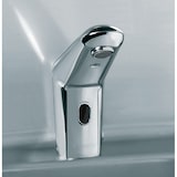 thumbnail of Tournus Handwaschbecken TS2000N mit Sensor (Batteriebetrieb), Seifenpumpe 500ml & Papierkorb: Abm  400x400x755mm, Becken 350x275mm, Tiefe 80mm